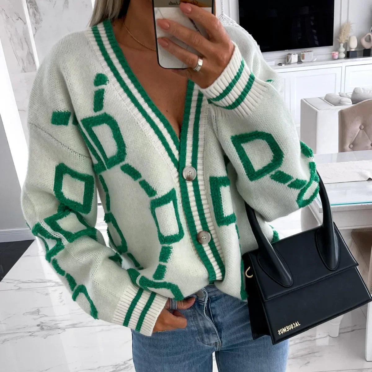 Retro Pop Cardigan