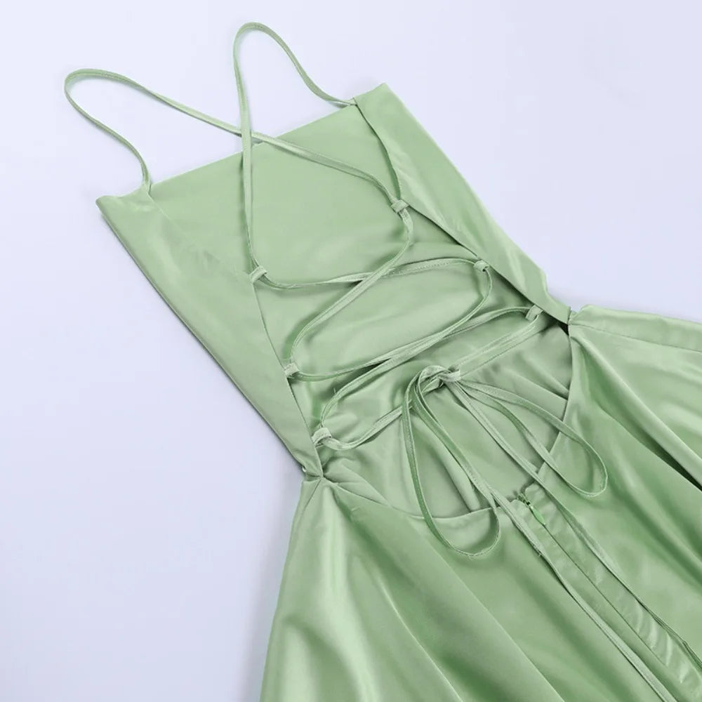 Summer Solid Color Slimming Dress