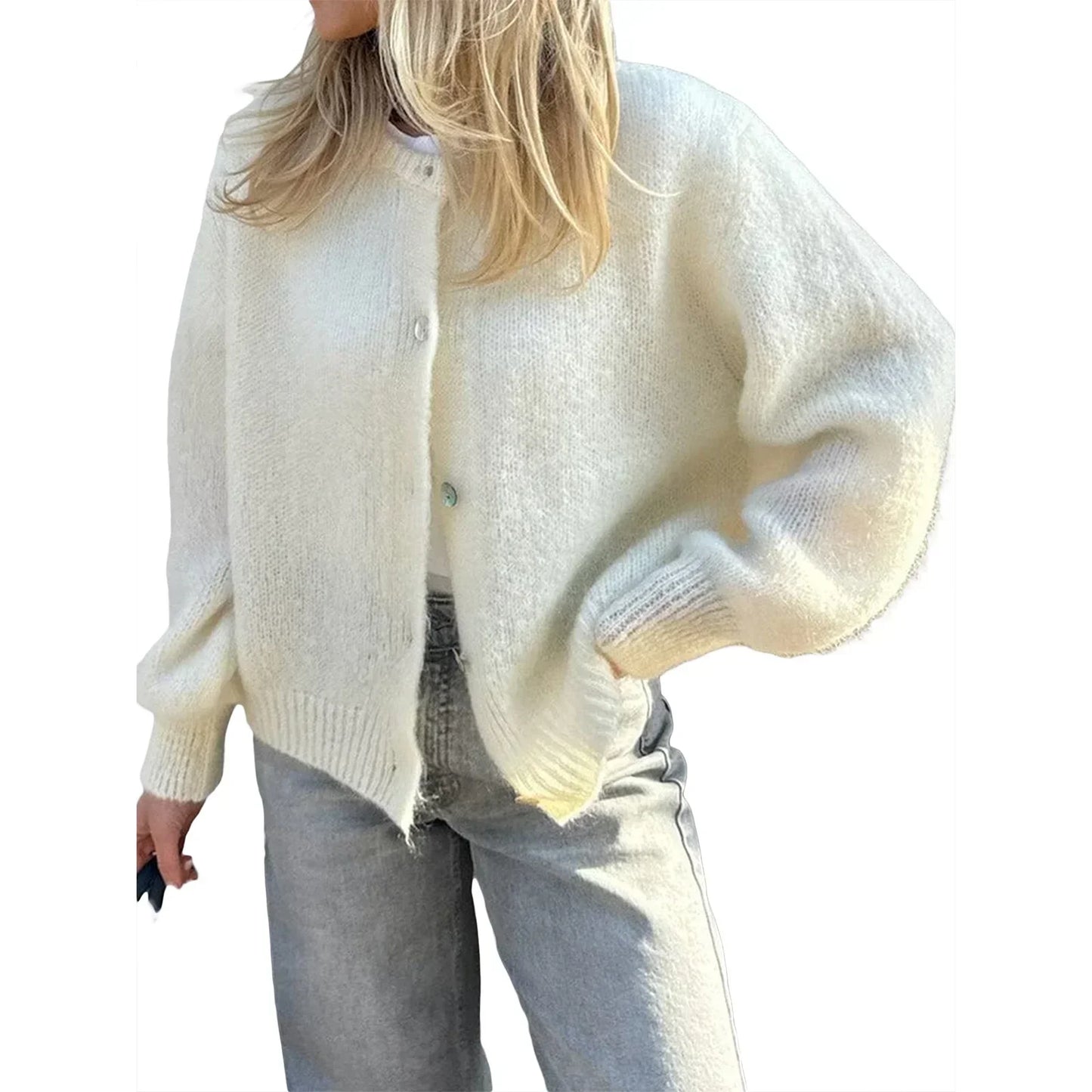 Knitted Button up Cardigan