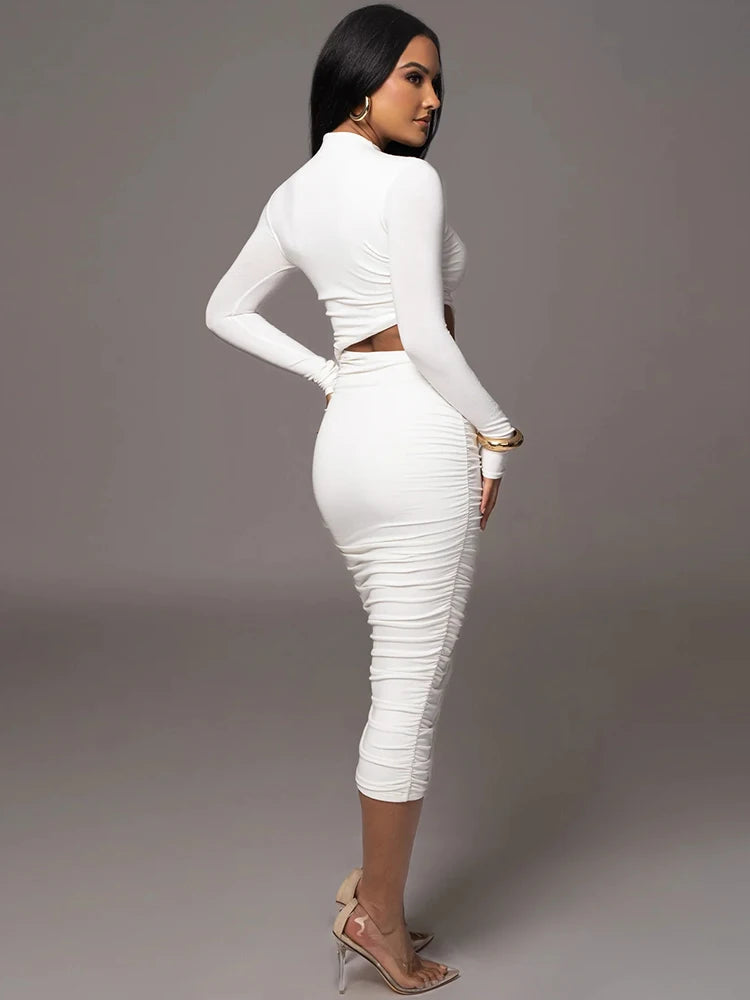 Long Elegant Bodycon Dress