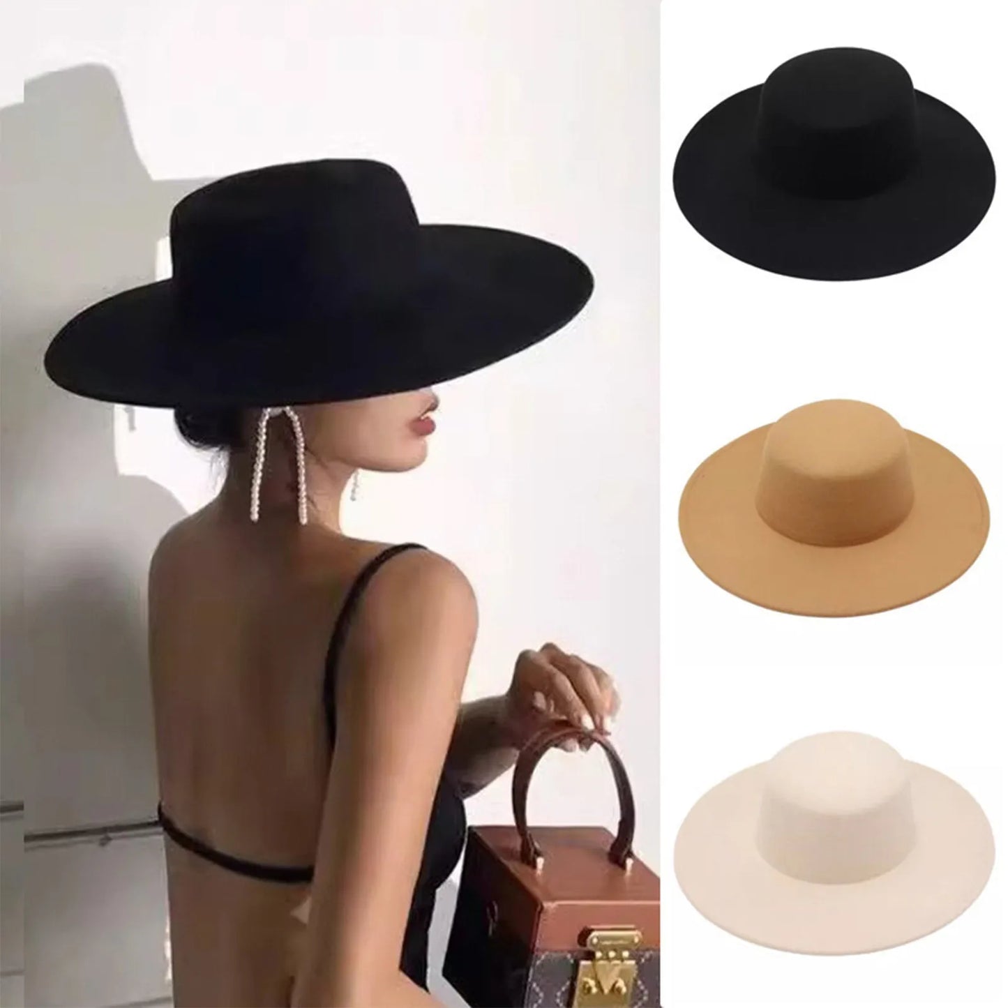 Jazz Stlye Winter Wool Fedora
