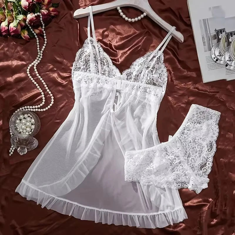 Flirt Lace Nightdress Set