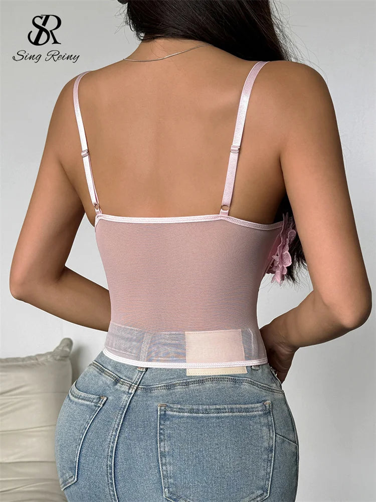 3D Flowers Corset