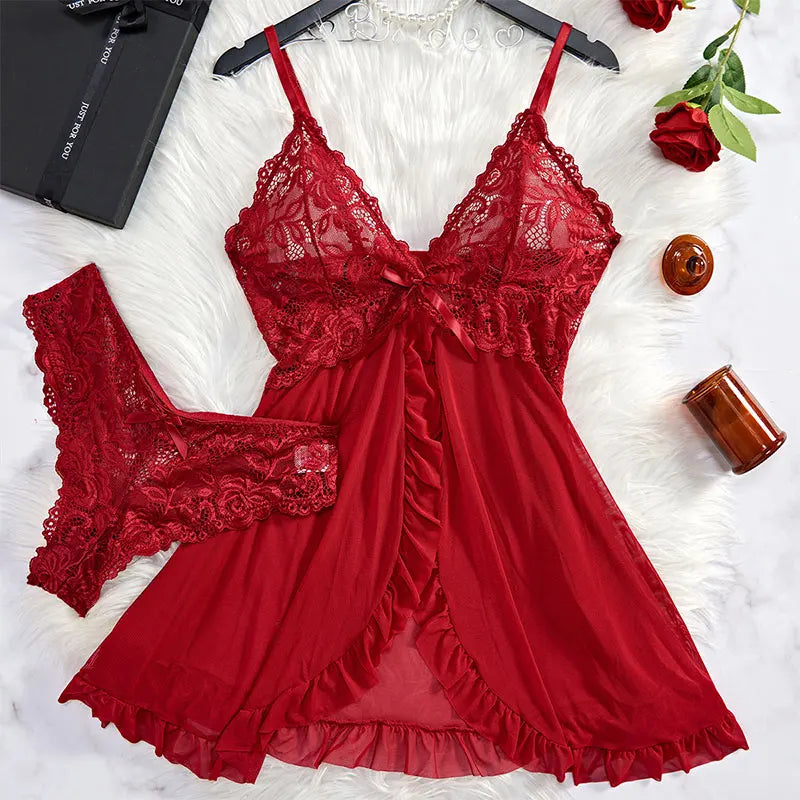 Flirt Lace Nightdress Set