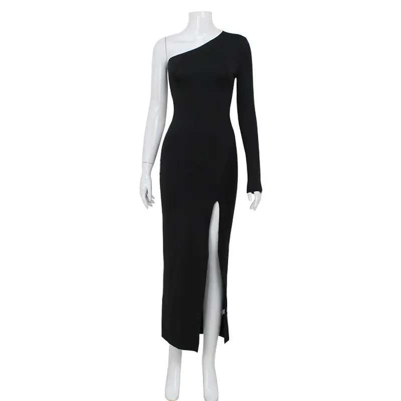Party Fashion Maxi Dresses One Shoulder