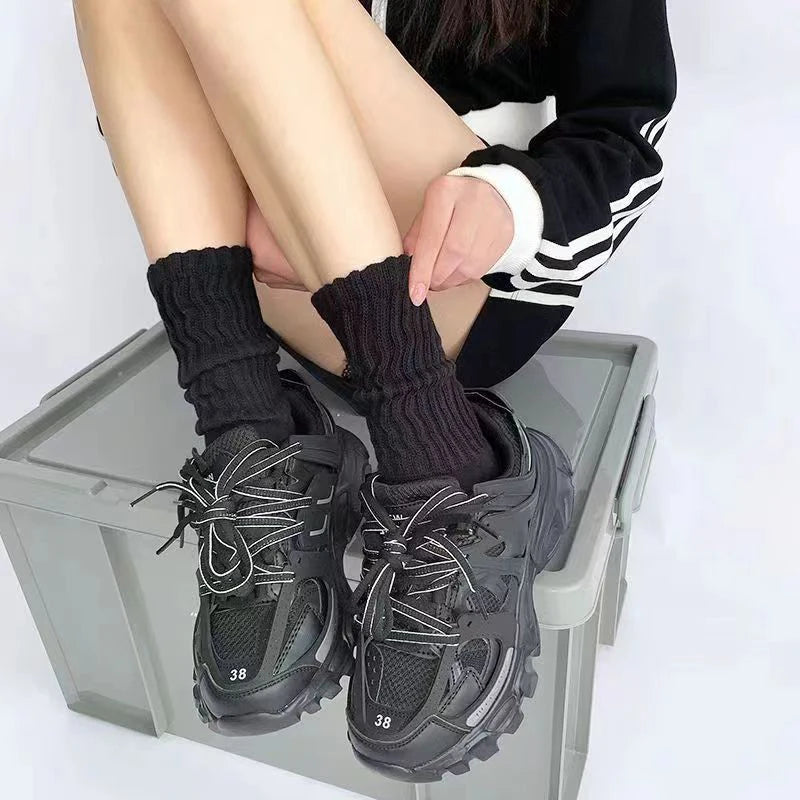 Knitted Loose Middle Tube Socks