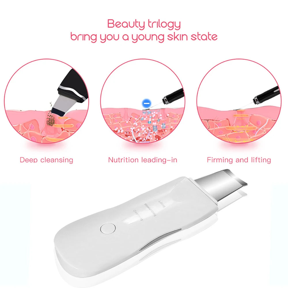 Ultrasonic Skin Scrubber Scrubber