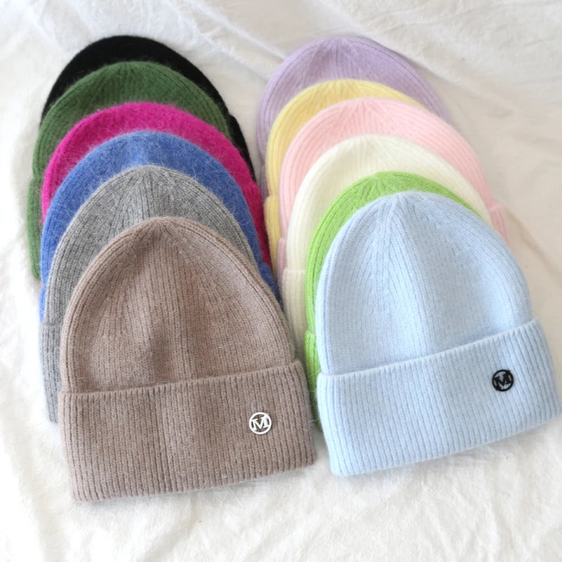 Fluffy Angora Hat Faux Rabbit Fur