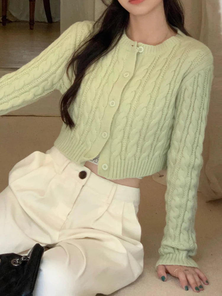 Vintage Vibes Crop Knit