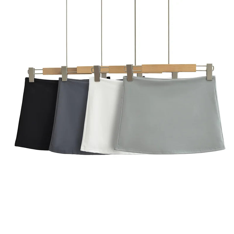 Low Rise Mini Skirt