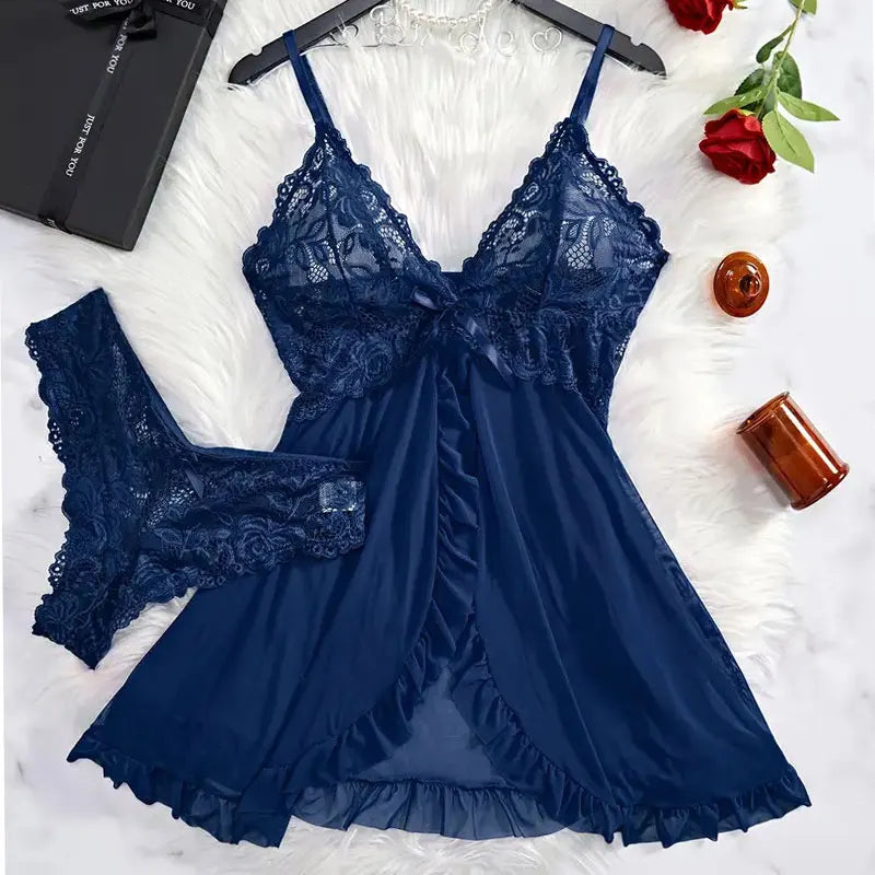 Flirt Lace Nightdress Set