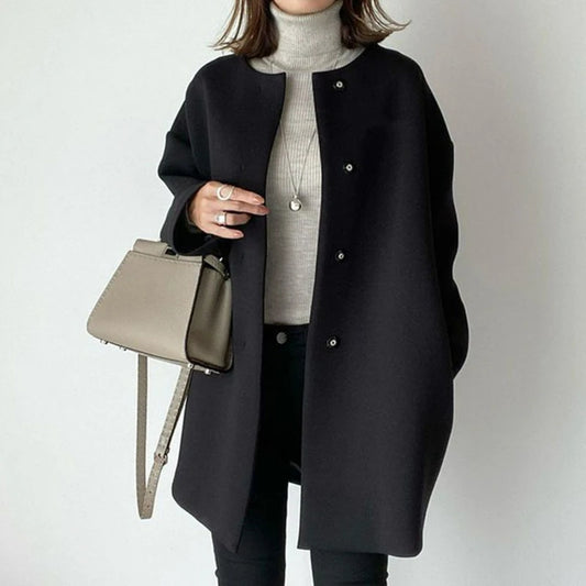 Elegant Mid Length Coat