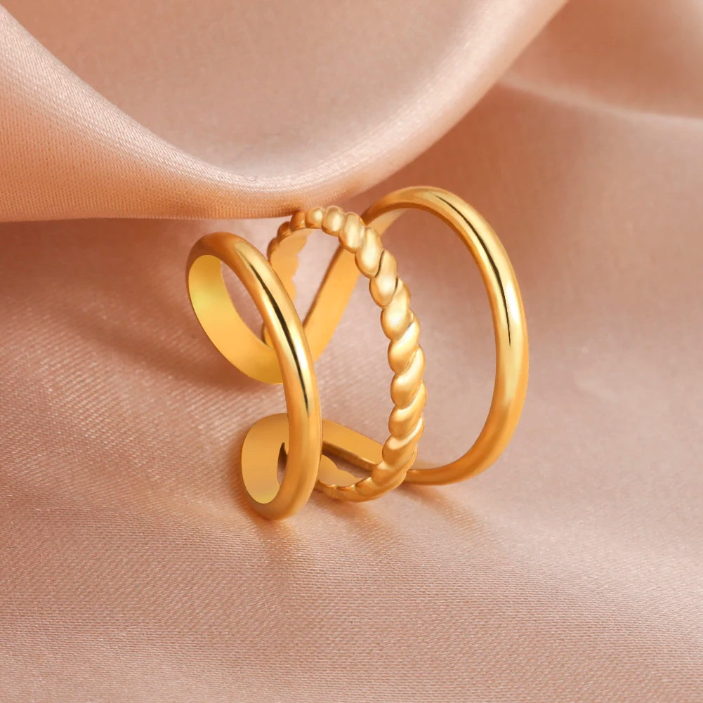 Eterna Gold Open Ring Collection