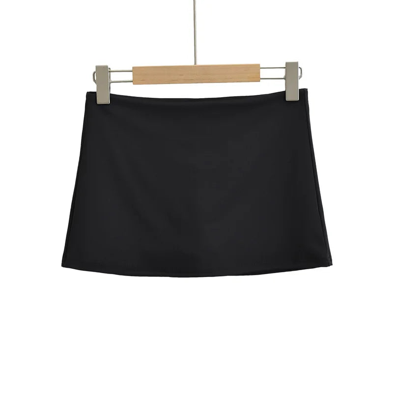 Low Rise Mini Skirt