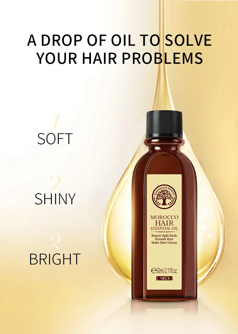 Moroccan Hair Essential Argan Essence Oil Moisturizer