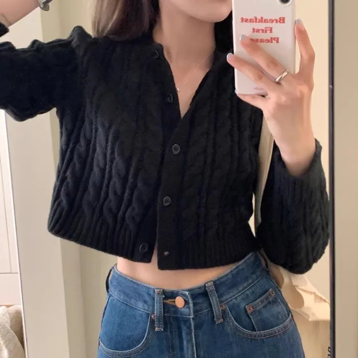 Vintage Vibes Crop Knit
