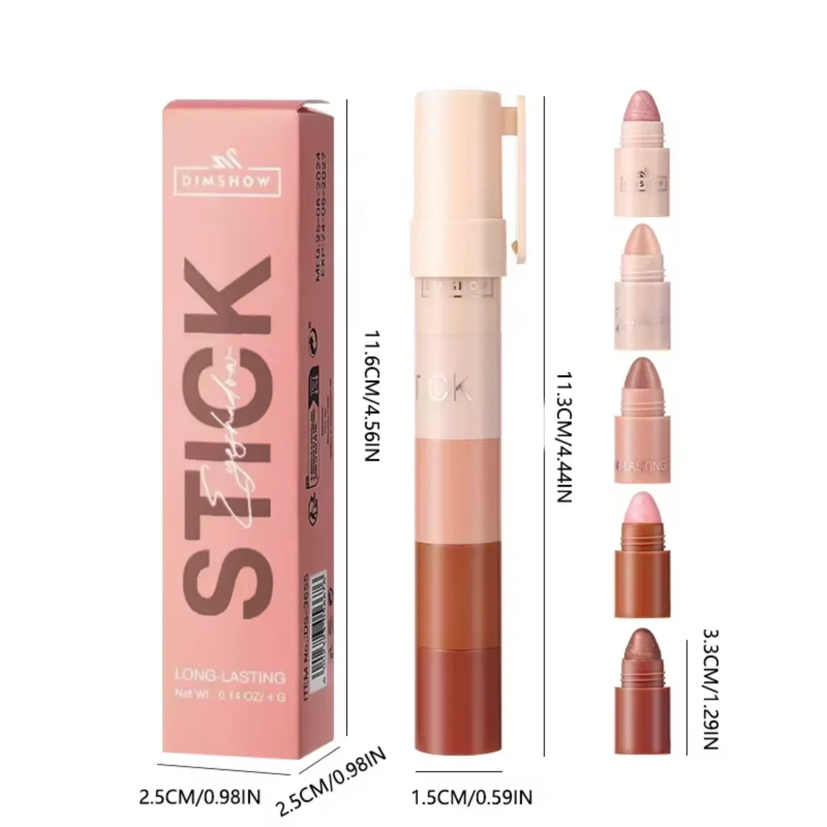 5 in 1 Eyeshadow Pencil Kit Velvet Matte