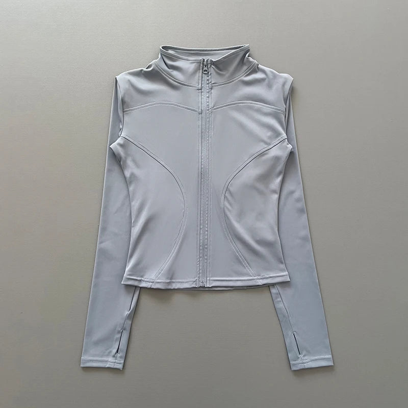 Workout Jacket Stretch Fitted