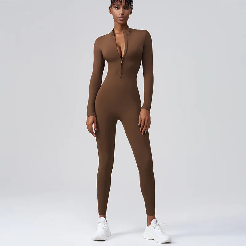 Yoga Rompers Long Sleeved One-piece
