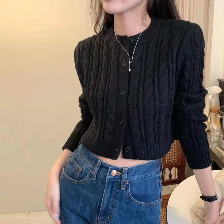 Vintage Vibes Crop Knit