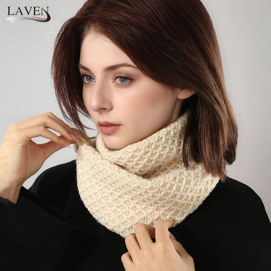 Winter Thick Knitted Ring Scarf