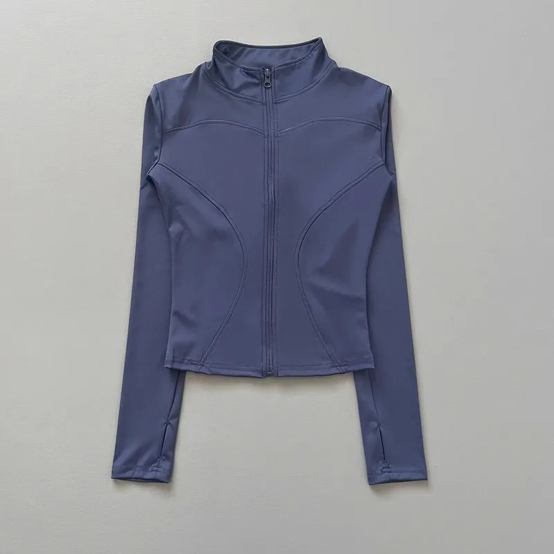 Workout Jacket Stretch Fitted