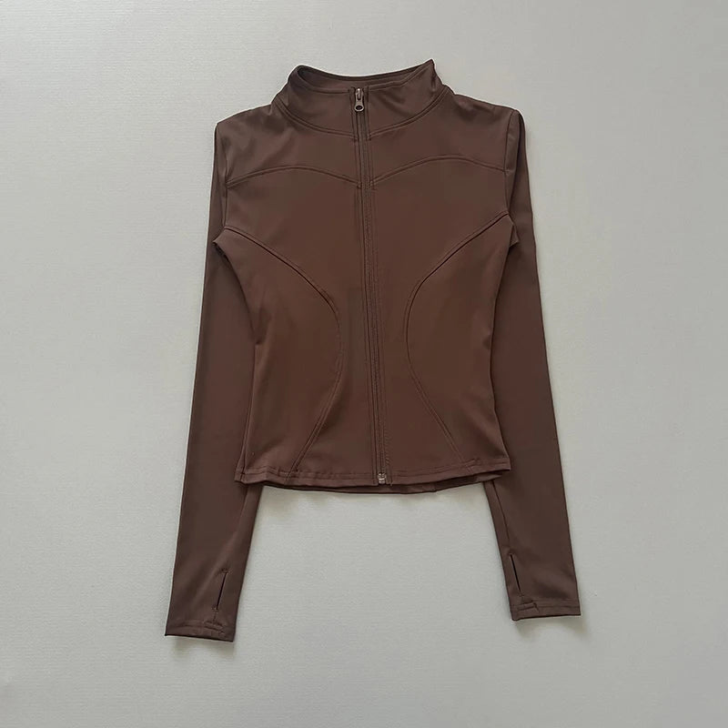 Workout Jacket Stretch Fitted