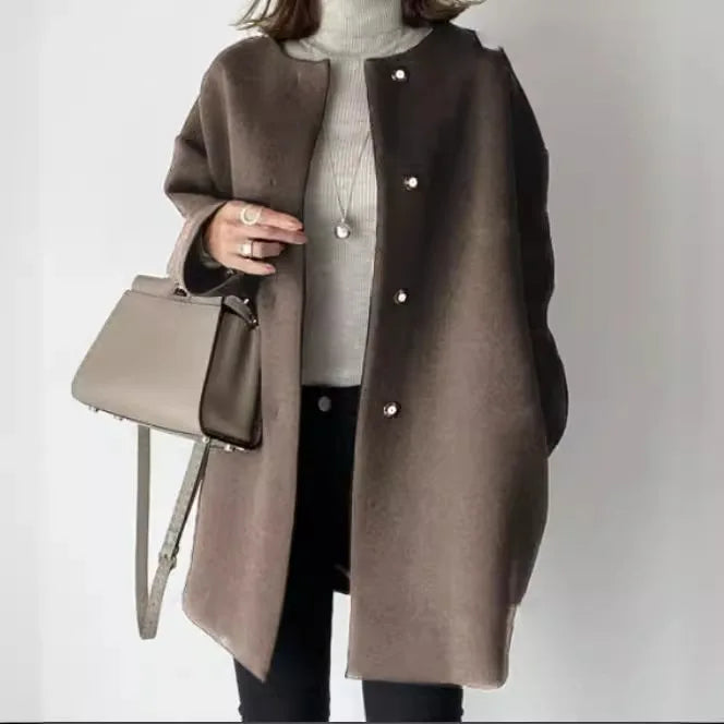 Elegant Mid Length Coat
