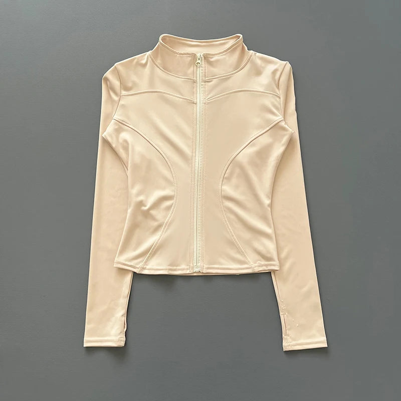 Workout Jacket Stretch Fitted