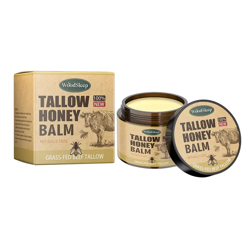 Whipped Beef Tallow And Honey Balm Face Cream