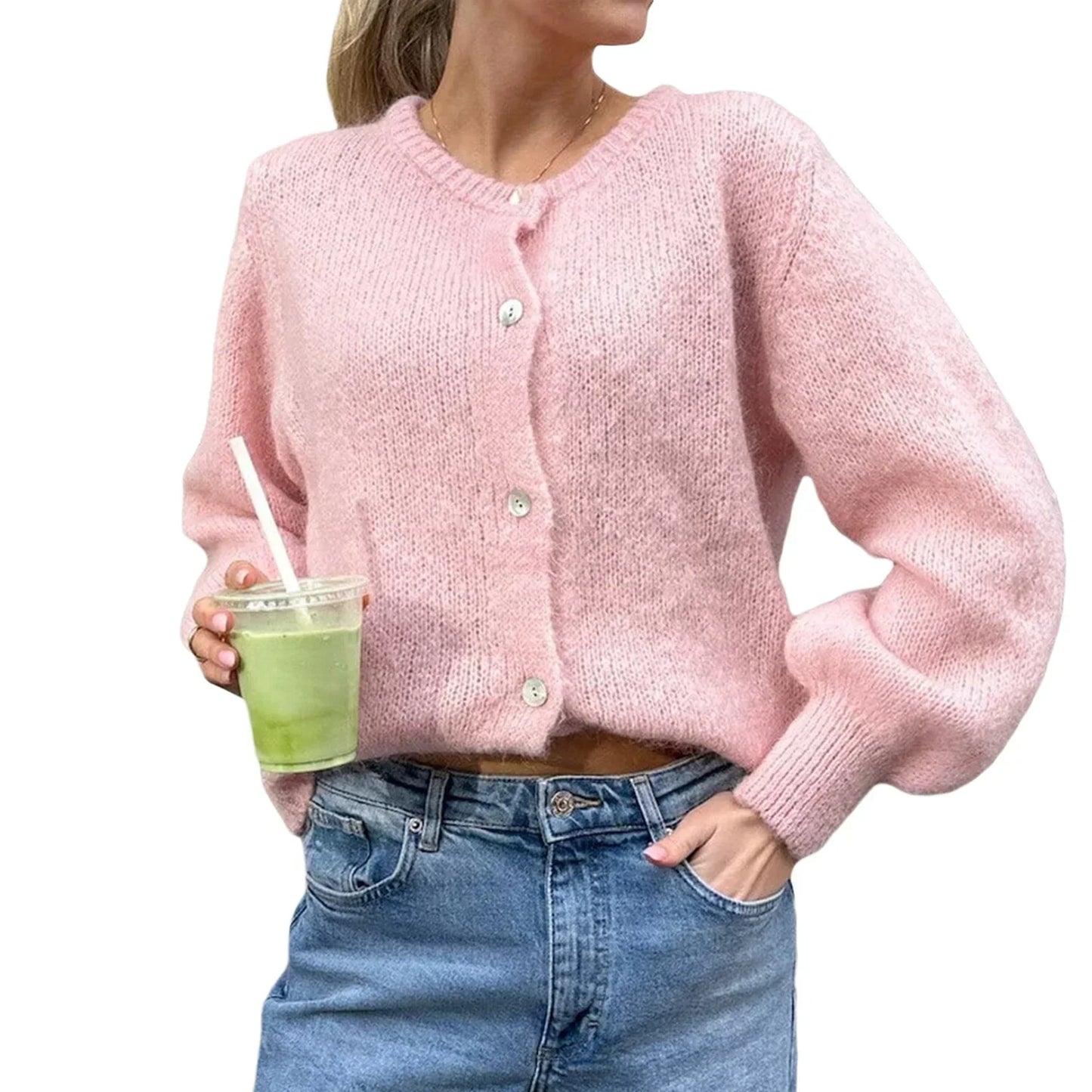 Knitted Button up Cardigan