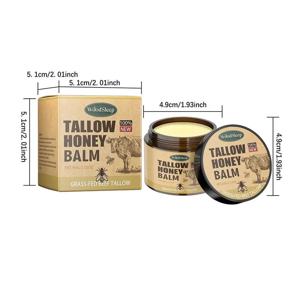 Whipped Beef Tallow And Honey Balm Face Cream