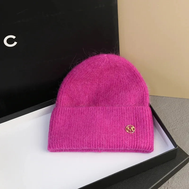 Fluffy Angora Hat Faux Rabbit Fur