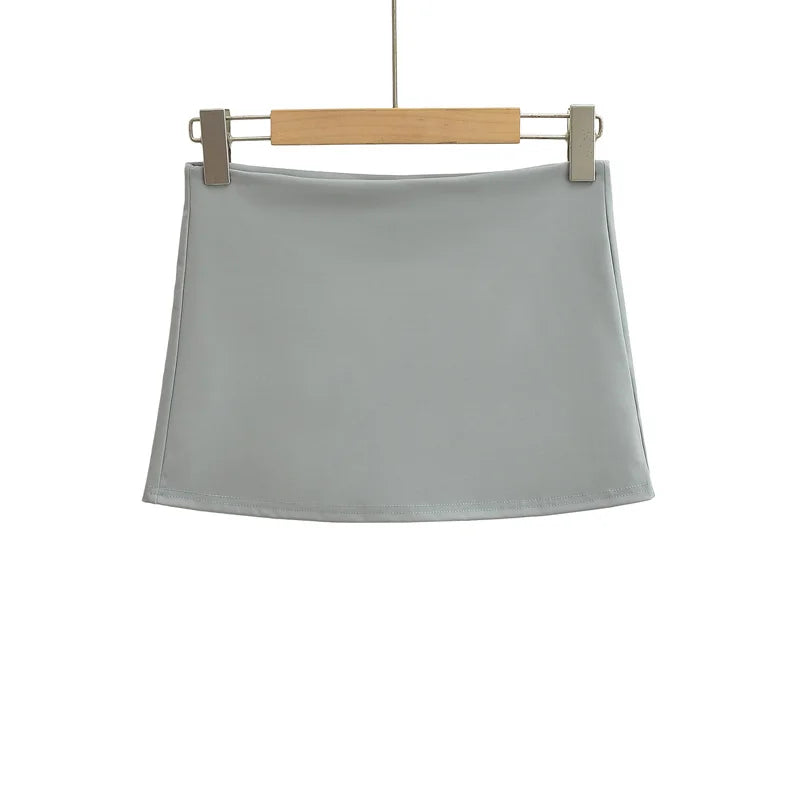 Low Rise Mini Skirt