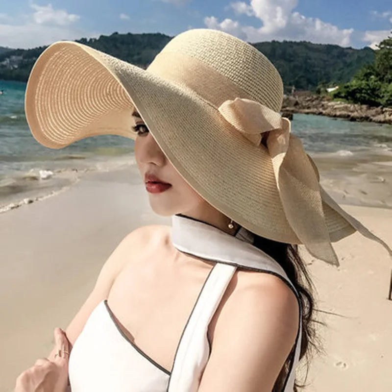 Chic Foldable Summer Straw Hat