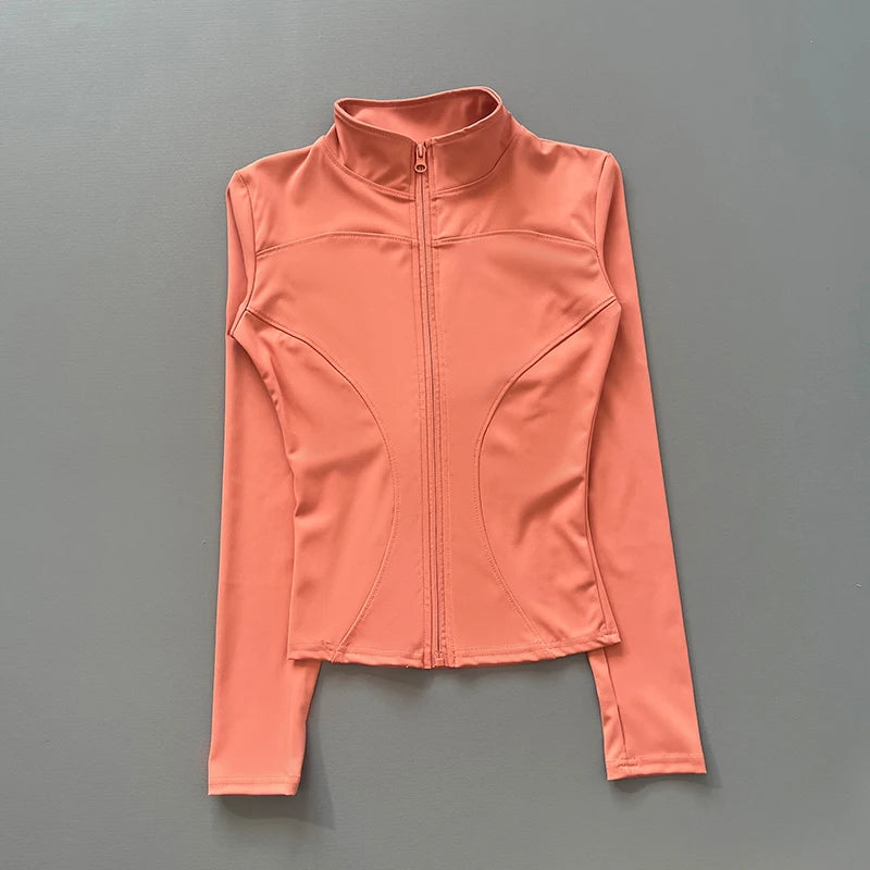 Workout Jacket Stretch Fitted