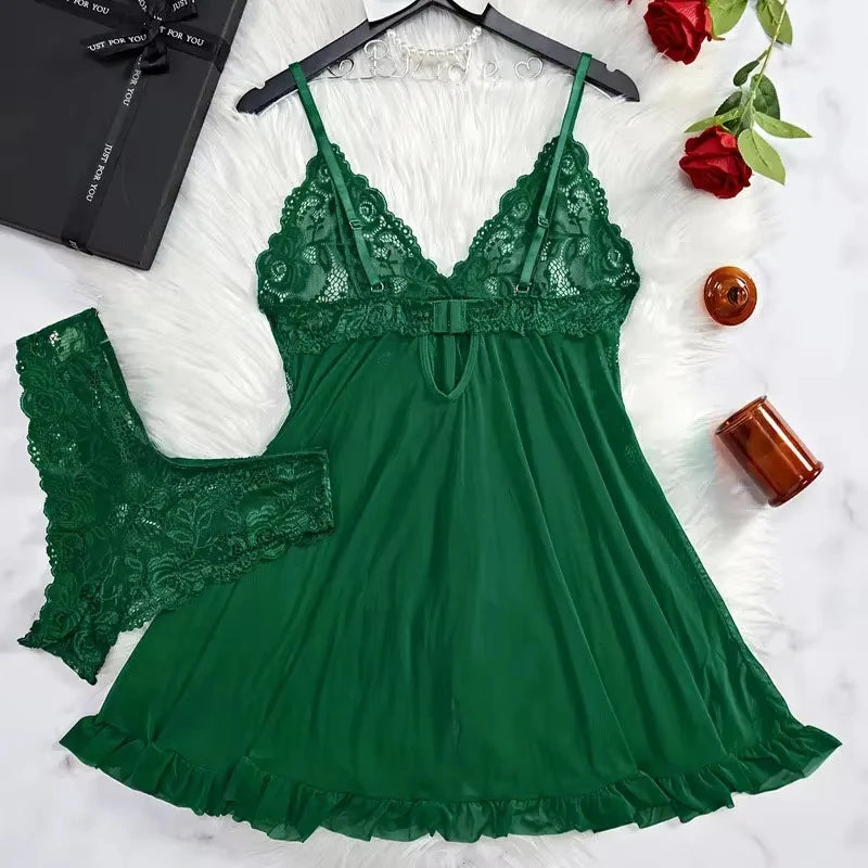Flirt Lace Nightdress Set