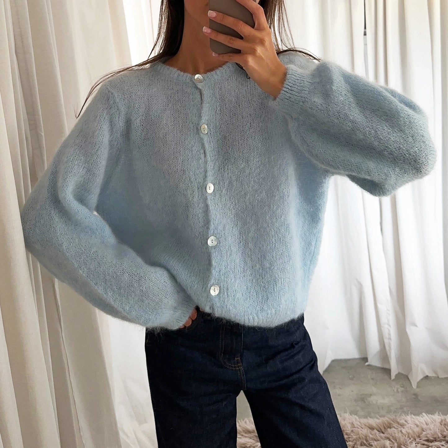 Button Down Sweater
