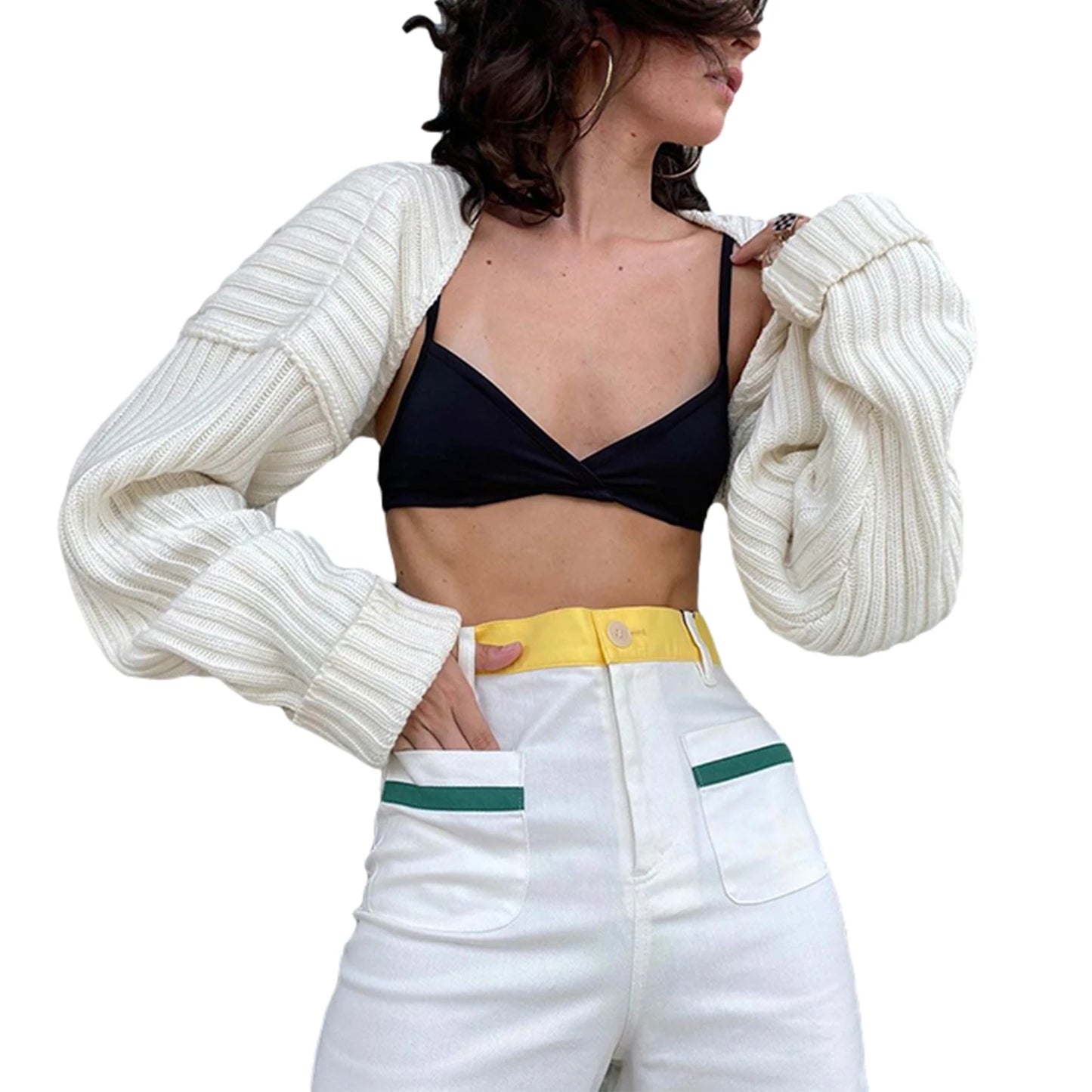 Y2K Crochet Shrug