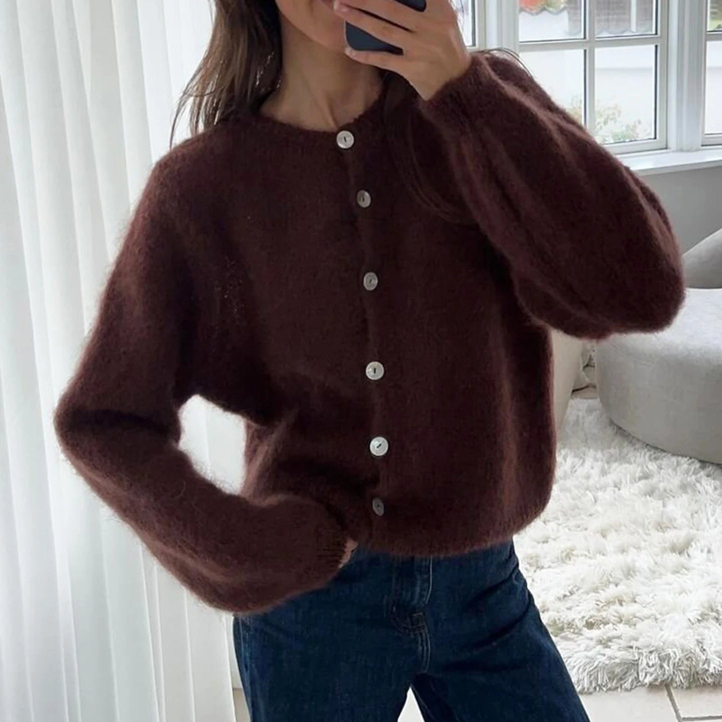 Button Down Sweater