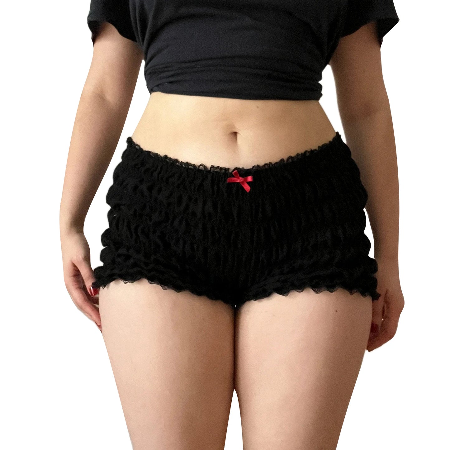Slim Fit Smocked Shorts