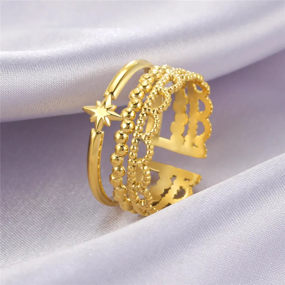 Eterna Gold Open Ring Collection
