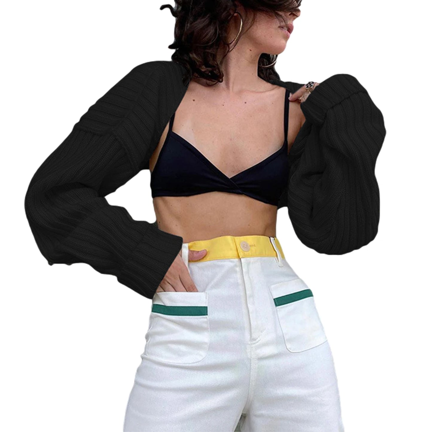 Y2K Crochet Shrug
