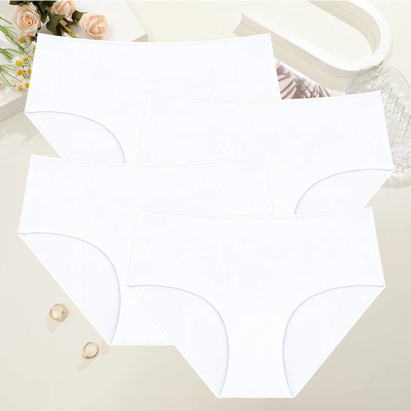 4Pcs/Set Comfort Cotton Panties