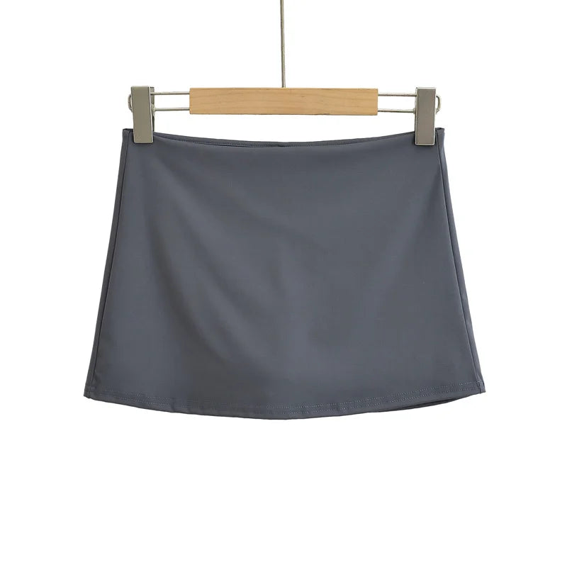 Low Rise Mini Skirt