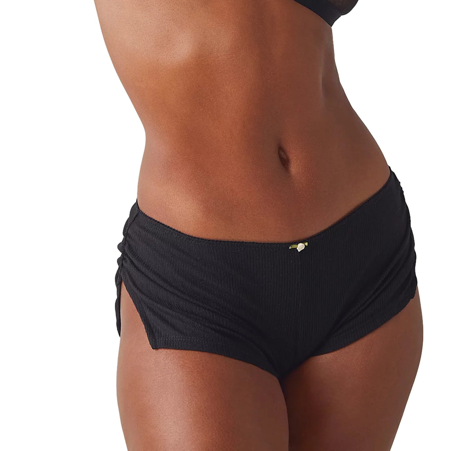 Micro Shorts for Women Low Waist Side