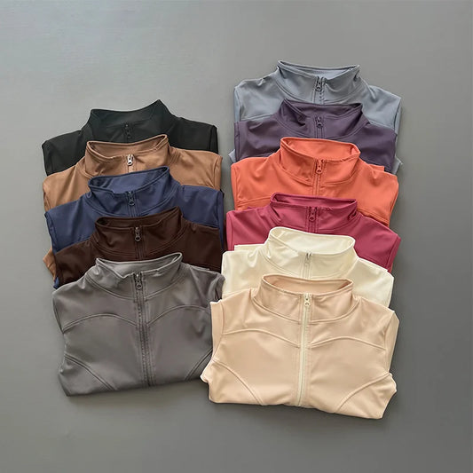 Workout Jacket Stretch Fitted