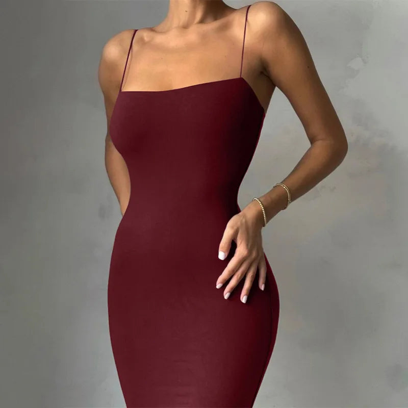 Sleeveless Backless Dresses