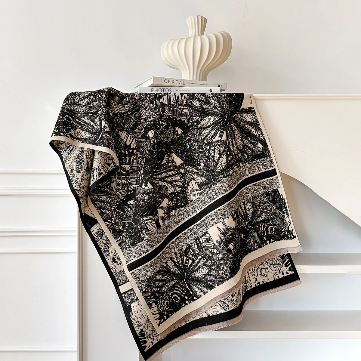 Luxury Faux Cashmere Poncho