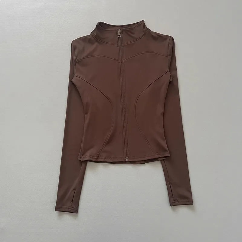Workout Jacket Stretch Fitted